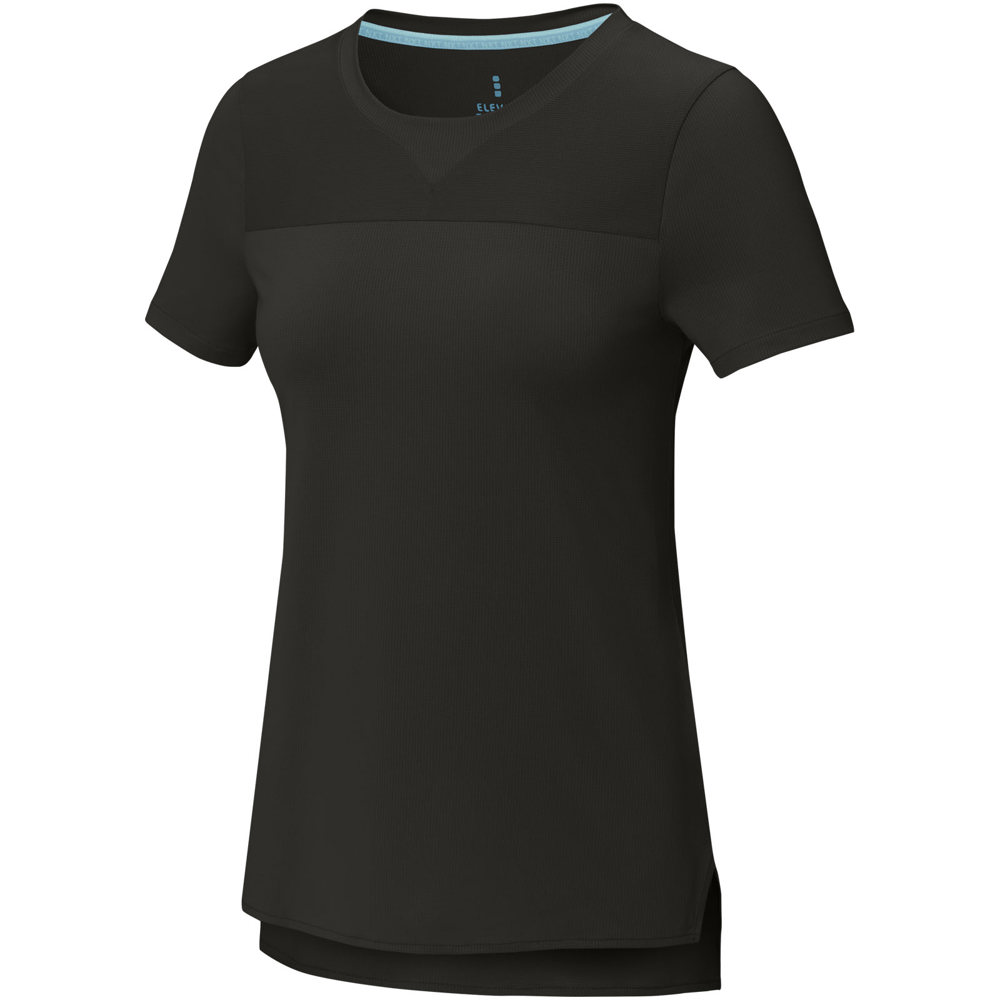 Borax Dames T-shirt met korte mouwen, cool fit, GRS gerecycled - kopen of bedrukken - Zwart