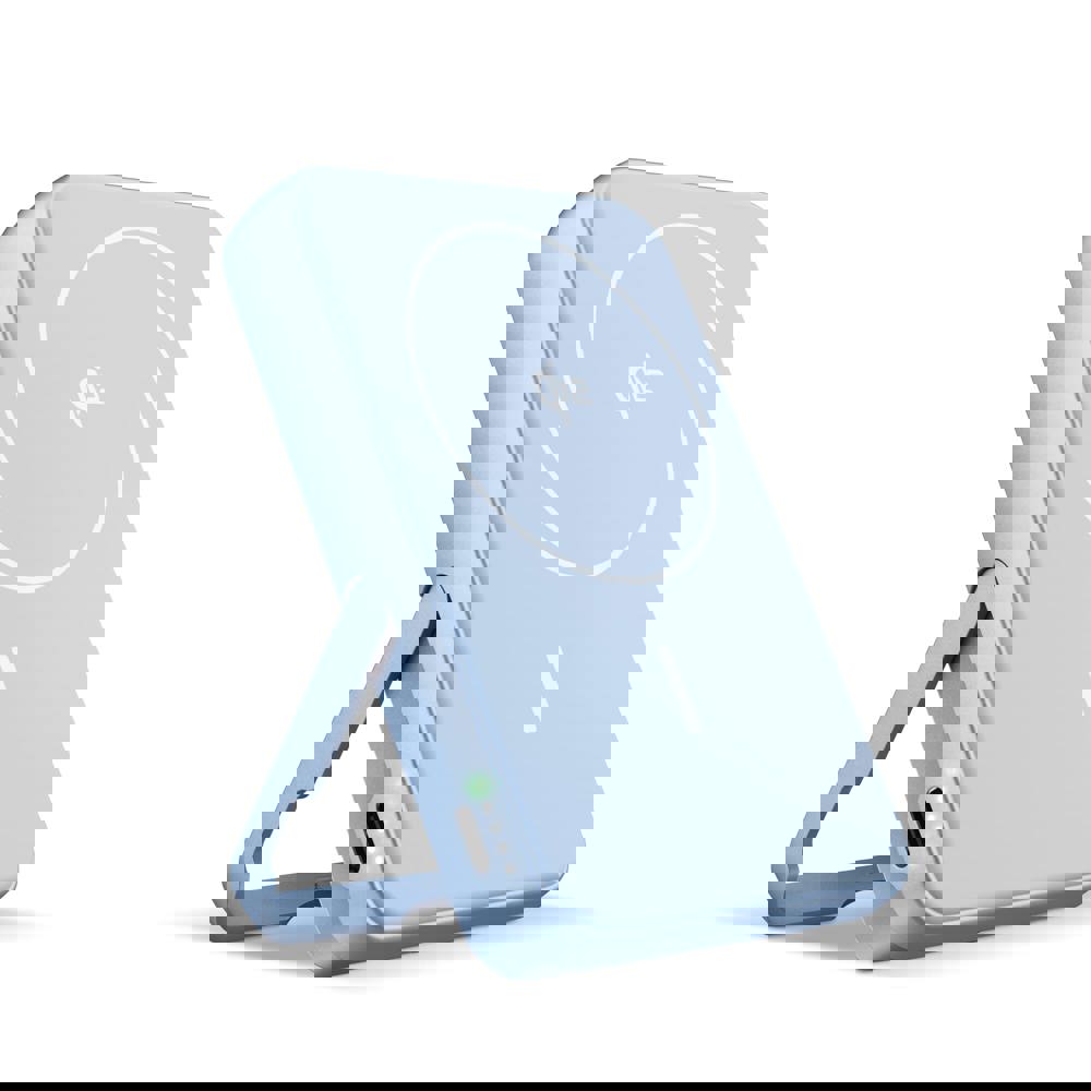 Fresh 'n Rebel Draadloze Powerbank 10000mAh Geschikt voor MagSafe - lichtblauw