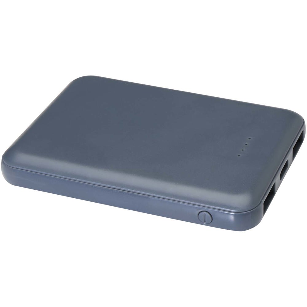 Asama type-C powerbank van 5000 mAh van gerecycled plastic - met logo of onbedrukt bestellen - Hale blauw