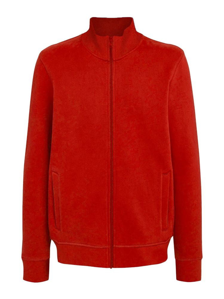 BS Harlem full zip sweater, 280 gr/m² - voor bedrijven en relatiegeschenken - Rood (PMS 186c)