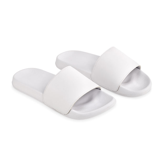 KOLAM - Slippers anti-slip maat 38/39 - kopen of bedrukken - Wit
