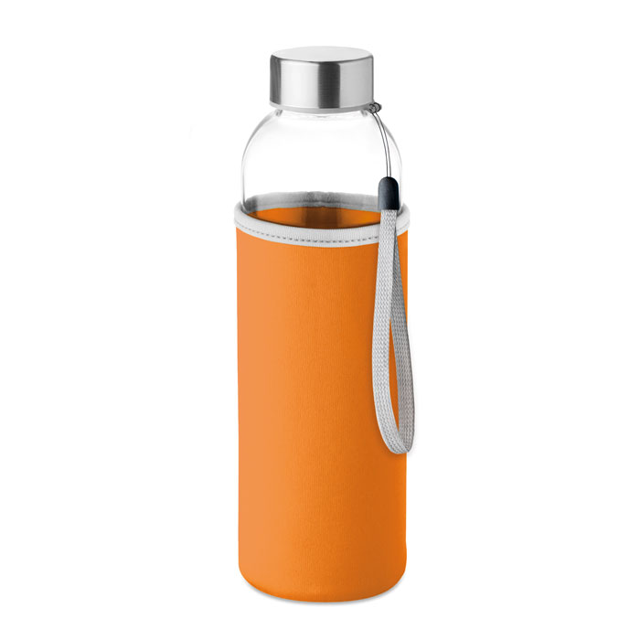 UTAH GLASS - Drinkfles 500ml - voor bedrijven en relatiegeschenken - oranje