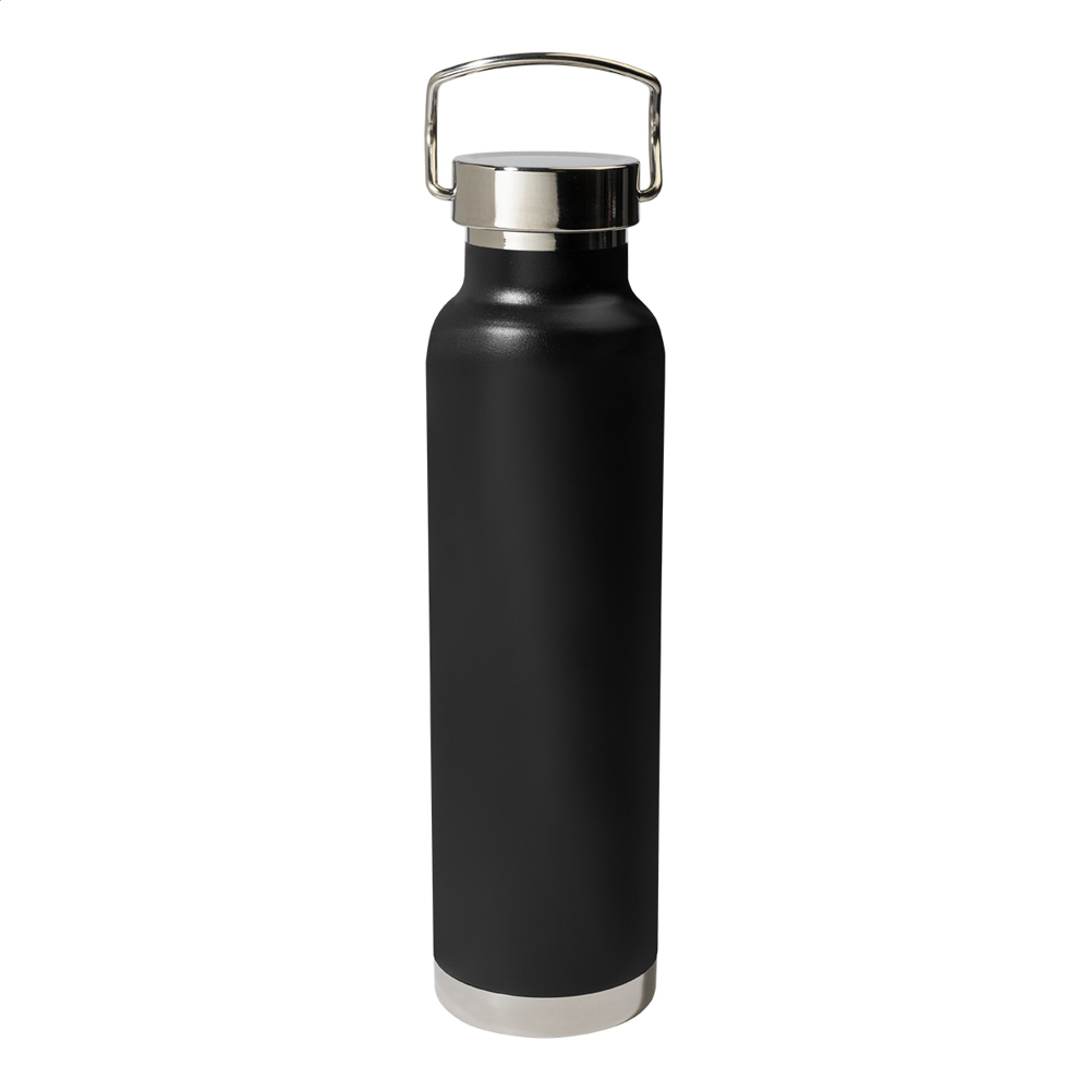 Cuppar - koper geïsoleerde fles - voor bedrijven en relatiegeschenken - Zwart