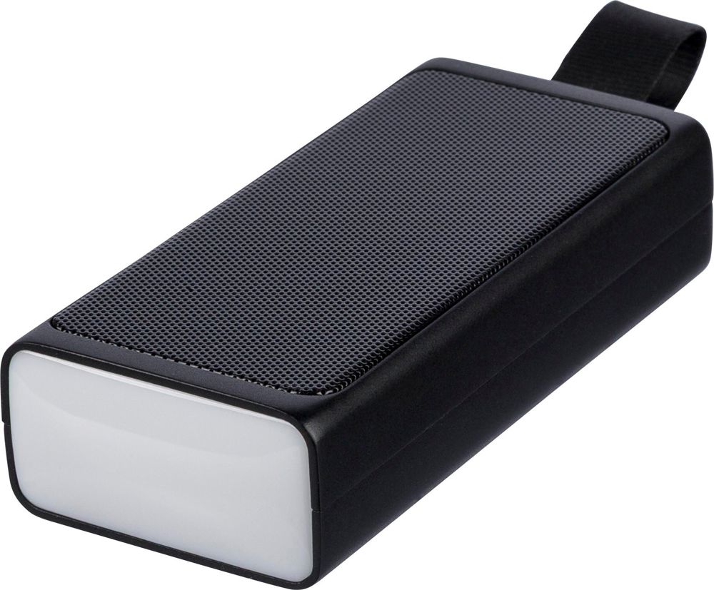 Draagbare gerecycled ABS speaker Malina - bedrukt of onbedrukt verkrijgbaar