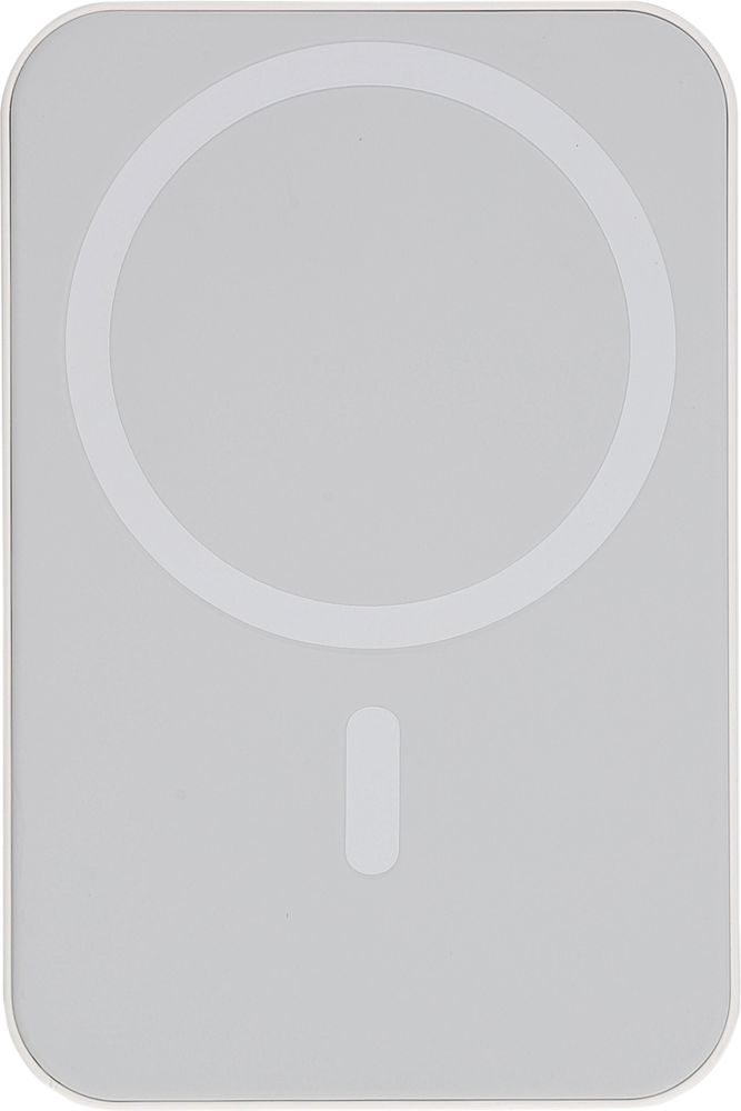 Gerecyclede draadloze oplader powerbank Meno - Wit