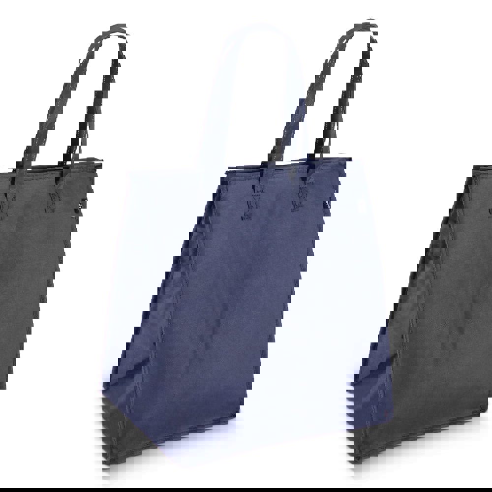 R-PET koeltas, non-woven, 33 x 25,5 x 37 cm, 75 g/m² - met logo of onbedrukt bestellen - donkerblauw