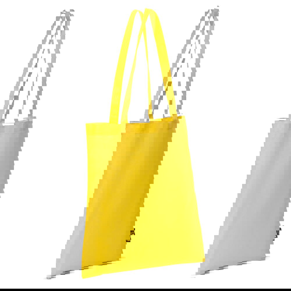 Schoudertas non-woven 75g/m² - bedrukt of onbedrukt verkrijgbaar - geel