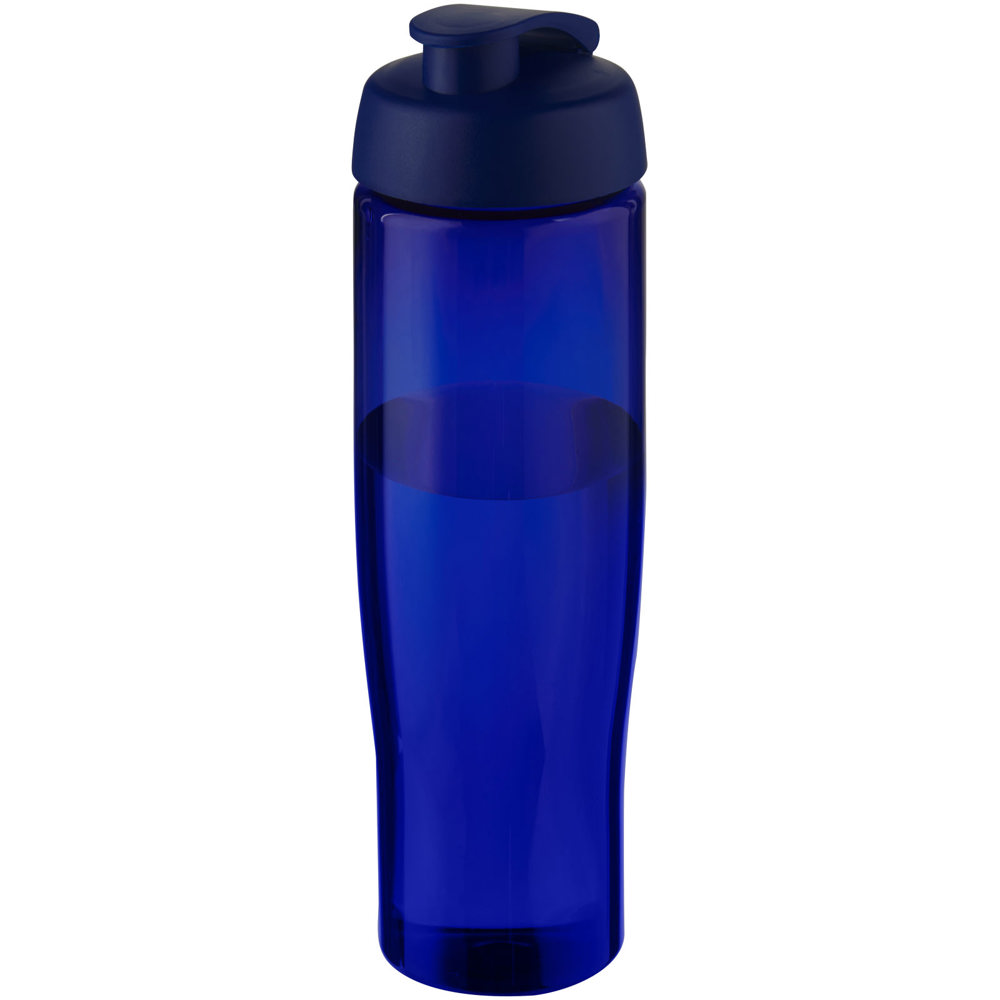H2O Active® Eco Tempo drinkfles van 700 ml met klapdeksel - met logo of onbedrukt bestellen - Blauw, Blauw