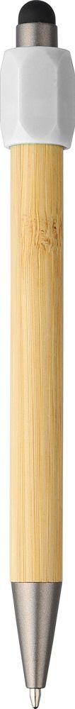 Bamboe balpen Fenn - voor bedrijven en relatiegeschenken - Wit