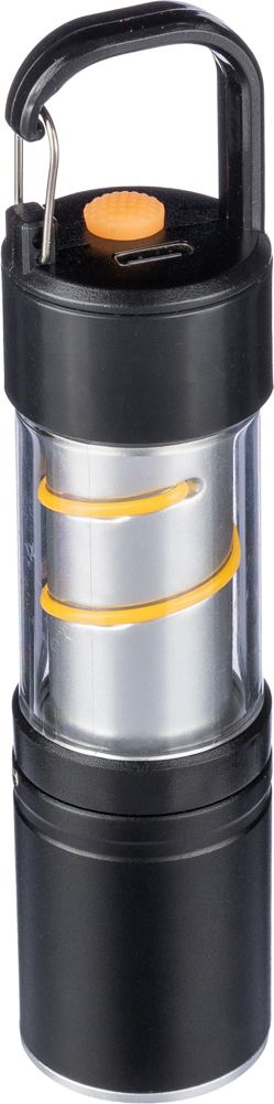 Aluminium COB-zaklamp Vela - bedrukt of onbedrukt verkrijgbaar