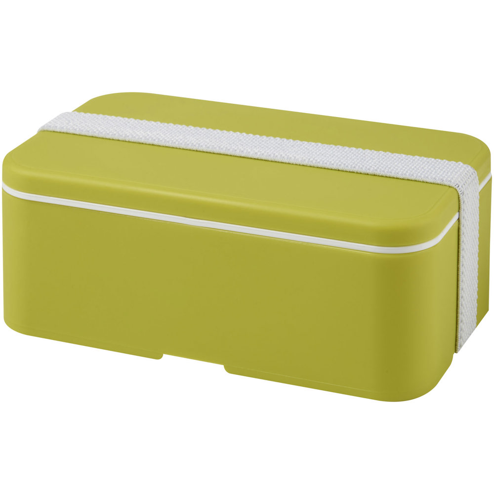 MIYO 700 ml enkellaagse lunchbox - met logo of onbedrukt bestellen - Lime, Wit