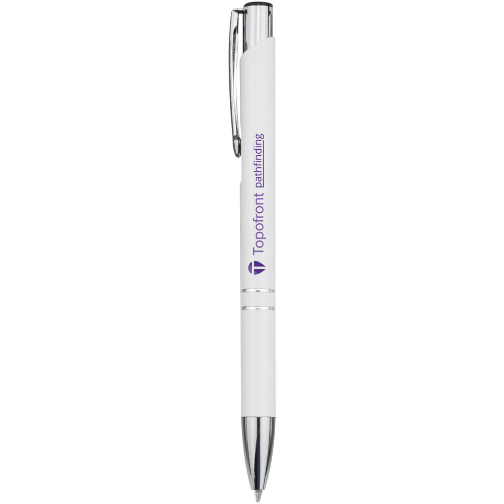 Moneta aluminium balpen (zwarte inkt)