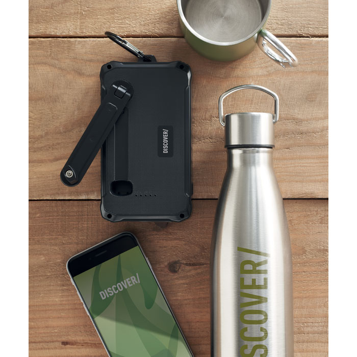 DYA - 8000 mAh zon/dynamo lader - kopen of bedrukken