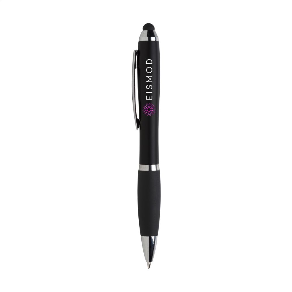 Athos Colour Touch stylus pennen - met logo of onbedrukt bestellen - Zwart