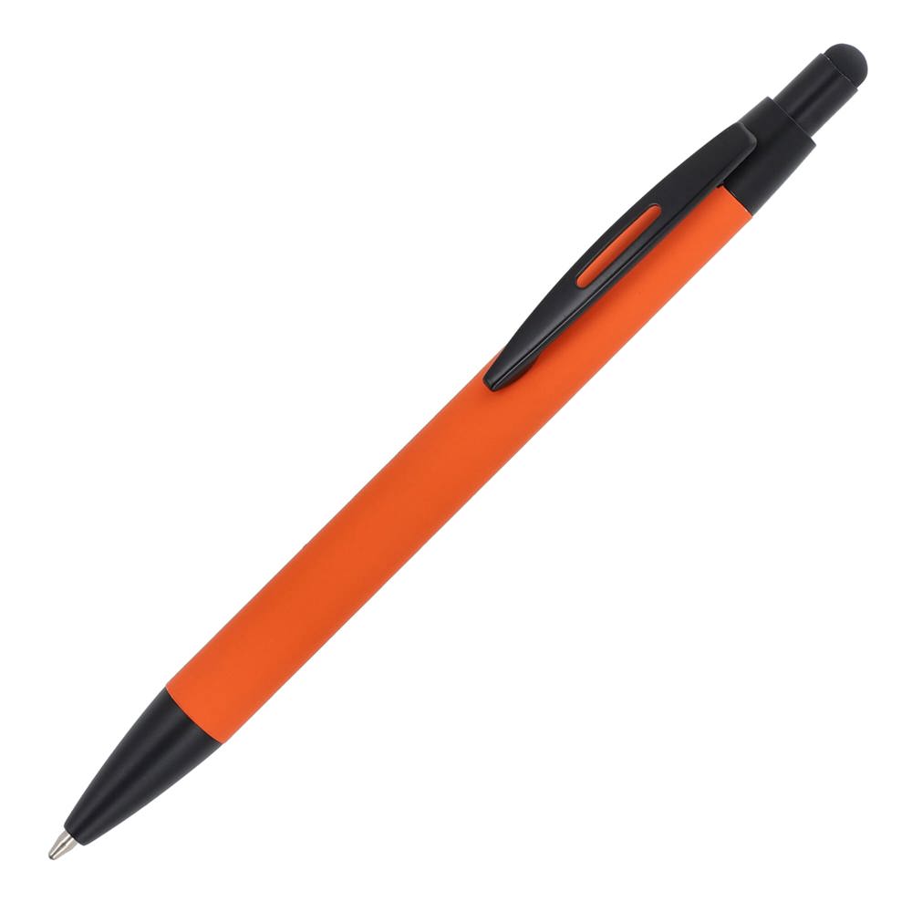 Balpen Alaska soufttouch met stylus R-AL - kopen of bedrukken - Oranje