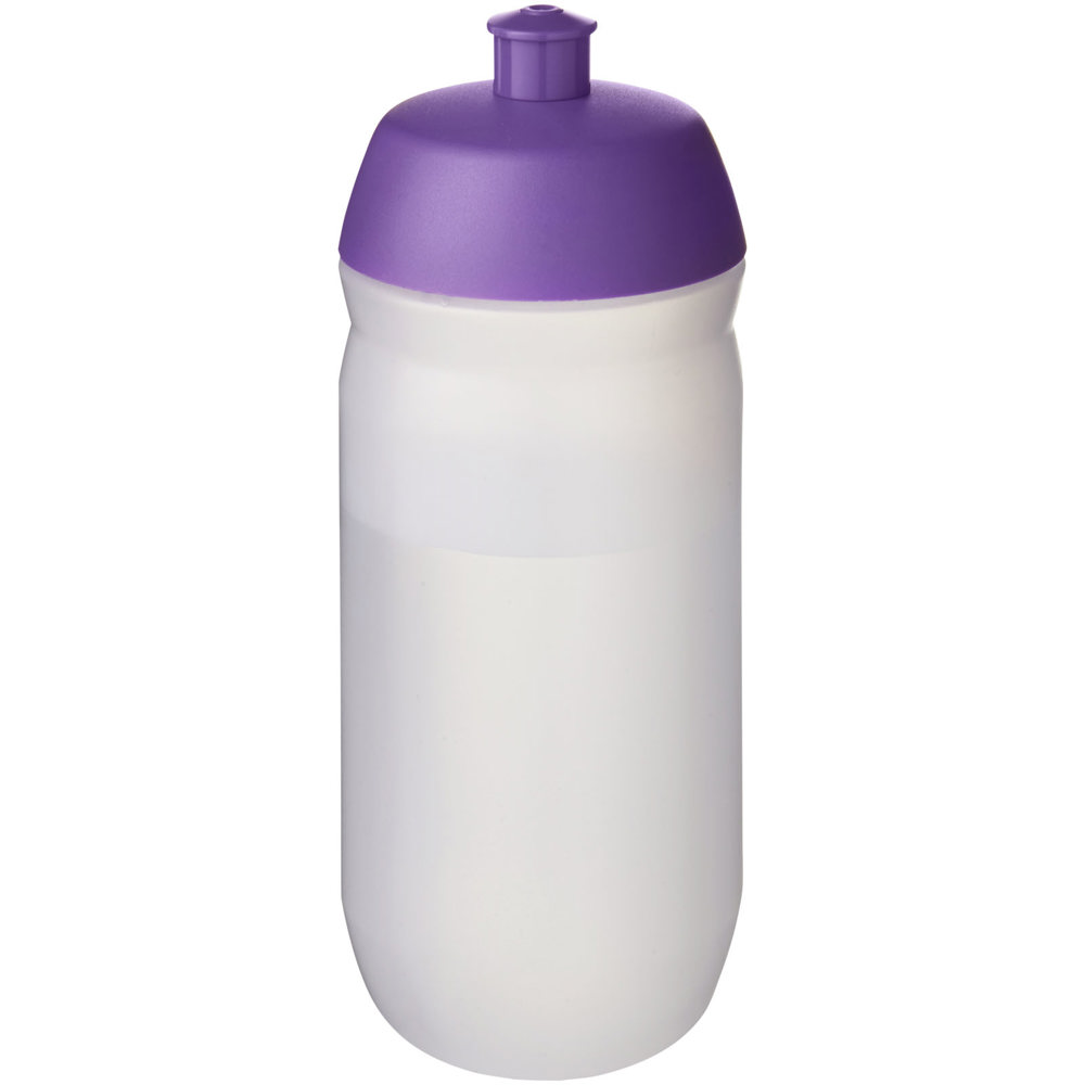 HydroFlex™ Clear knijpfles van 500 ml - bedrukt of onbedrukt verkrijgbaar - Paars, Mat helder