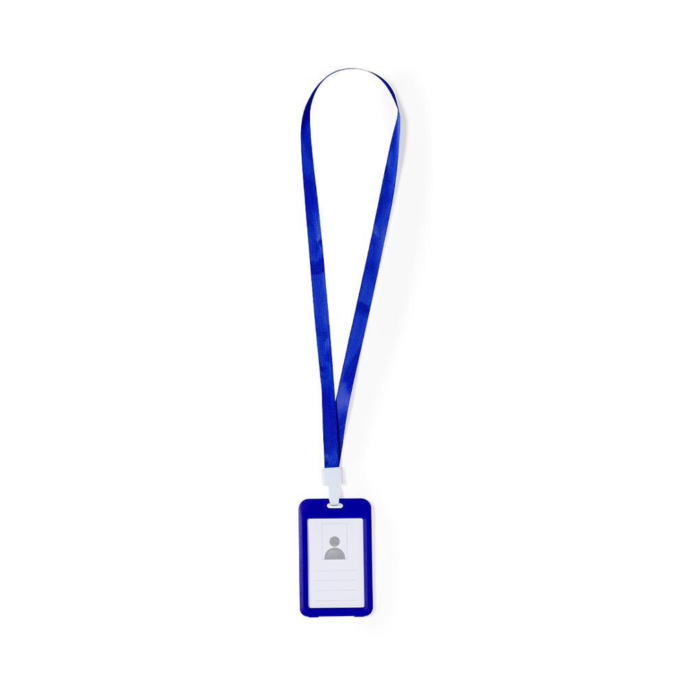 Badge Lanyard Fleck - bedrukt of onbedrukt verkrijgbaar - AZUL
