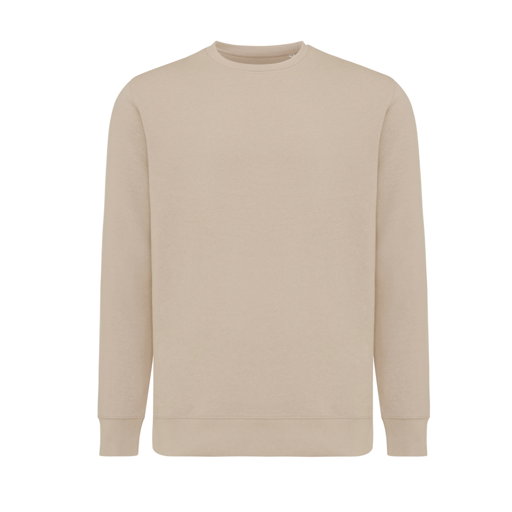 IQONIQ Etosha lichtgewicht gerecycled katoen sweater - kopen of bedrukken - desert (± PMS 14-0708 TCX)