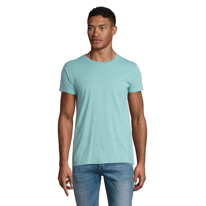 CRUSADER MEN - CRUSADER Heren T-shirt 150g - kopen of bedrukken - Heather Light Green