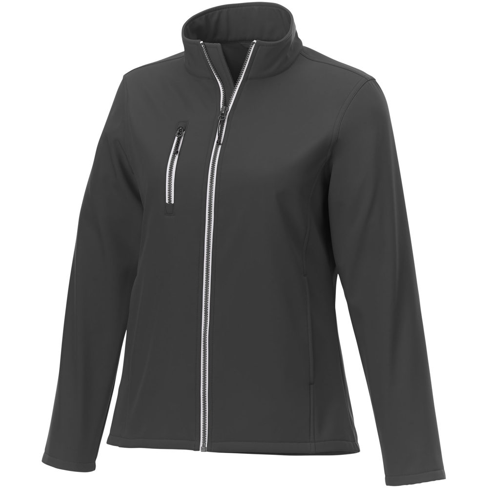 Orion softshell dames jas - met logo of onbedrukt bestellen - Stormgrijs