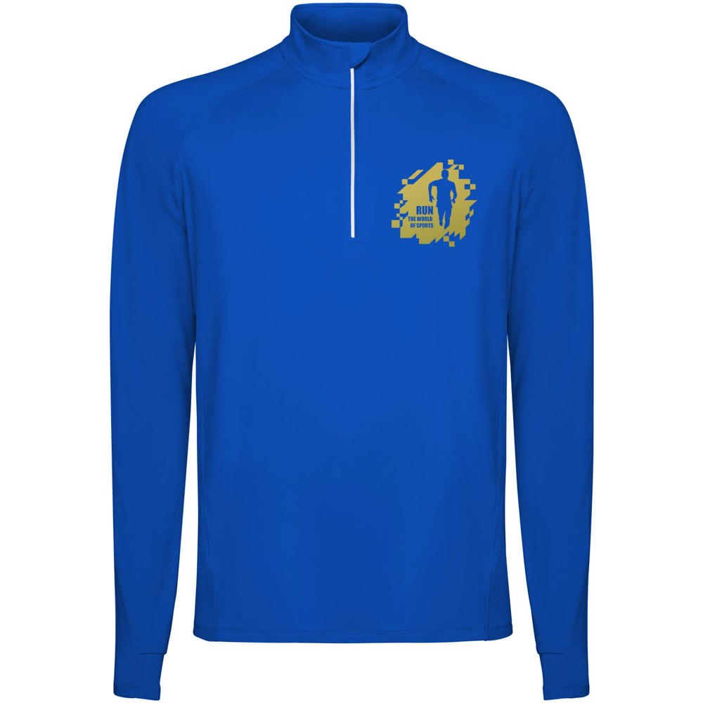 Estambul herensweater met lange mouwen en halve rits