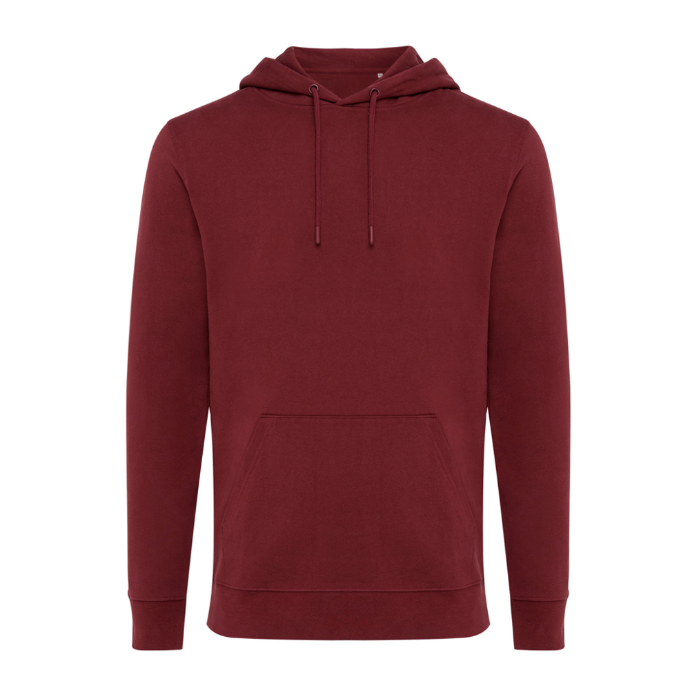 IQONIQ Jasper gerecycled katoen hoodie - kopen of bedrukken - bordeauxrood (± PMS 19-1724TCX)