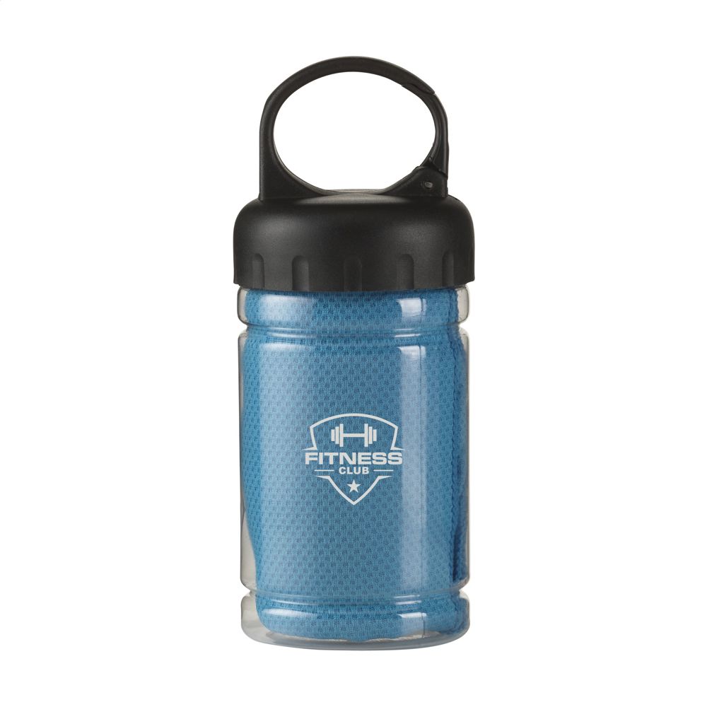 CoolDown koelhanddoek - bedrukt of onbedrukt verkrijgbaar - Lichtblauw