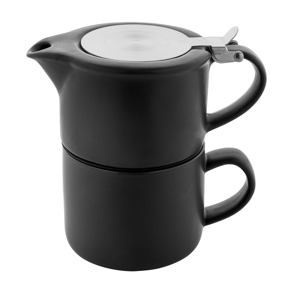 Gongmei - theeservies - kopen of bedrukken - Zwart