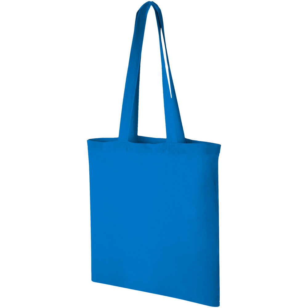 Carolina 100 g/m² katoenen draagtas 7L - voor bedrijven en relatiegeschenken - Process blue