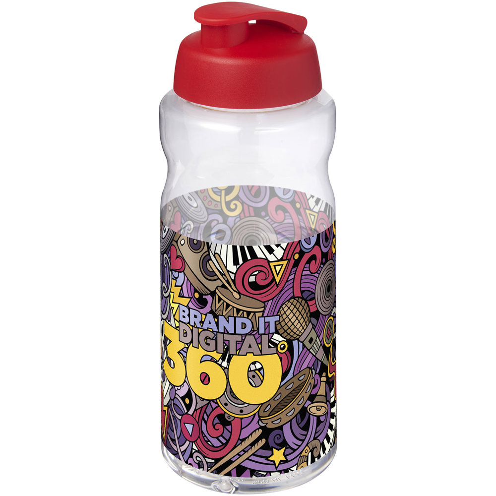 H2O Active® Big Base 1 l drinkfles met klapdeksel