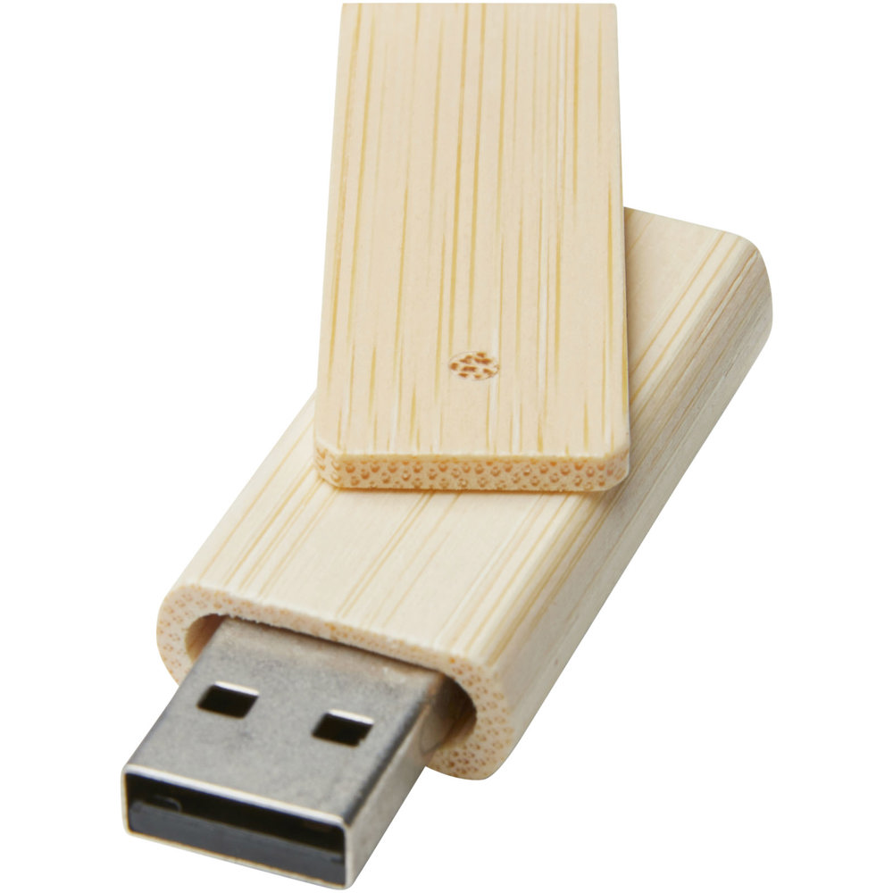 Rotate USB flashdrive van 8 GB van bamboe - bedrukt of onbedrukt verkrijgbaar