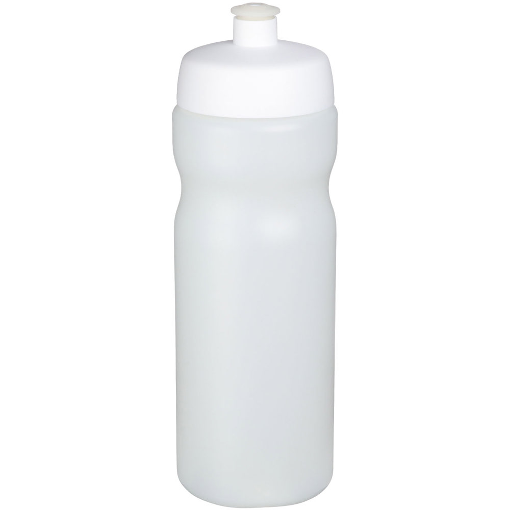 Baseline® Plus 650 ml sportfles - met logo of onbedrukt bestellen - Transparent, Wit