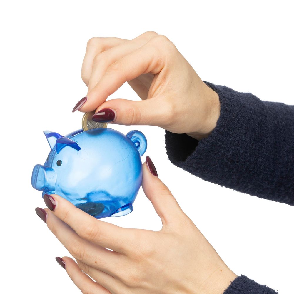 Recycled PS-kunststof spaarvarken Vivi