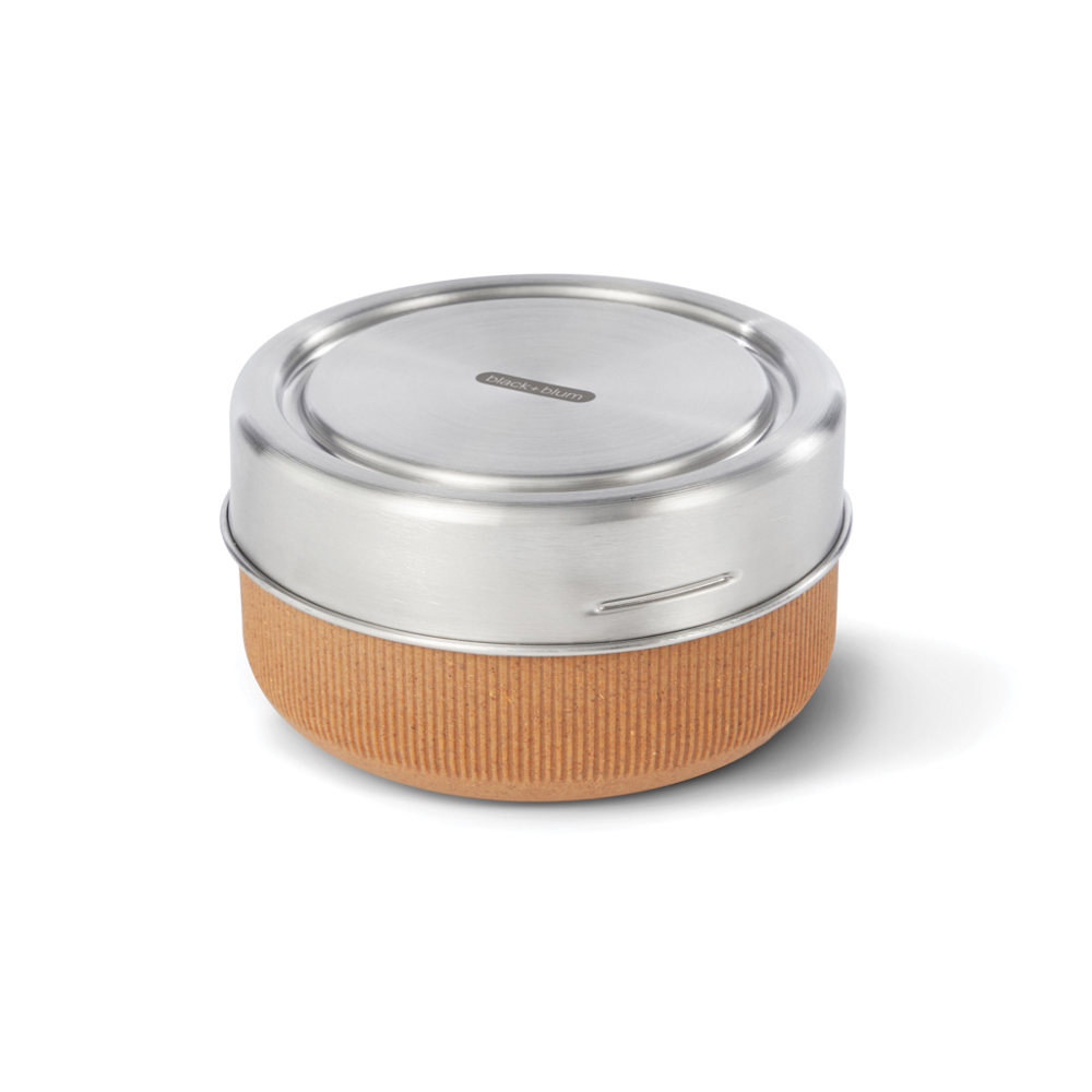 Black+Blum Glas Lunch Bowl 750ml - met logo of onbedrukt bestellen - bruin (± PMS brown)