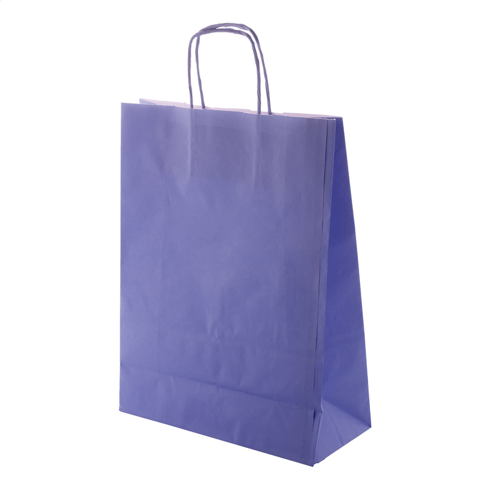 Mall - papieren tas - voor bedrijven en relatiegeschenken - blauw