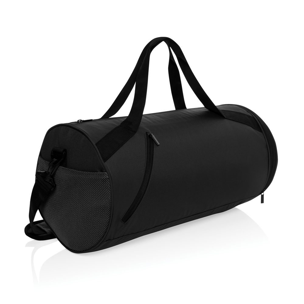 Aware™ RPET True sporttas - kopen of bedrukken - zwart (± PMS Black)