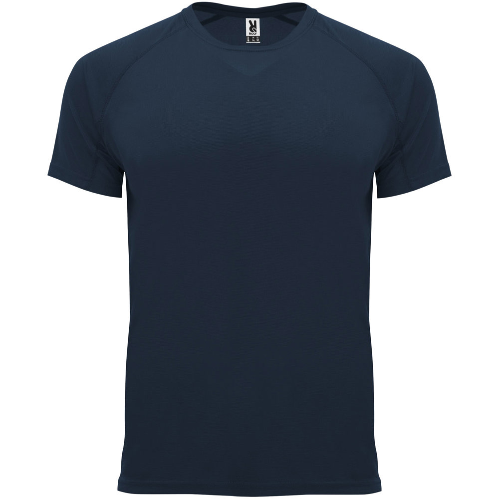 Bahrain sportshirt met korte mouwen voor kinderen - bedrukt of onbedrukt verkrijgbaar - Marineblauw
