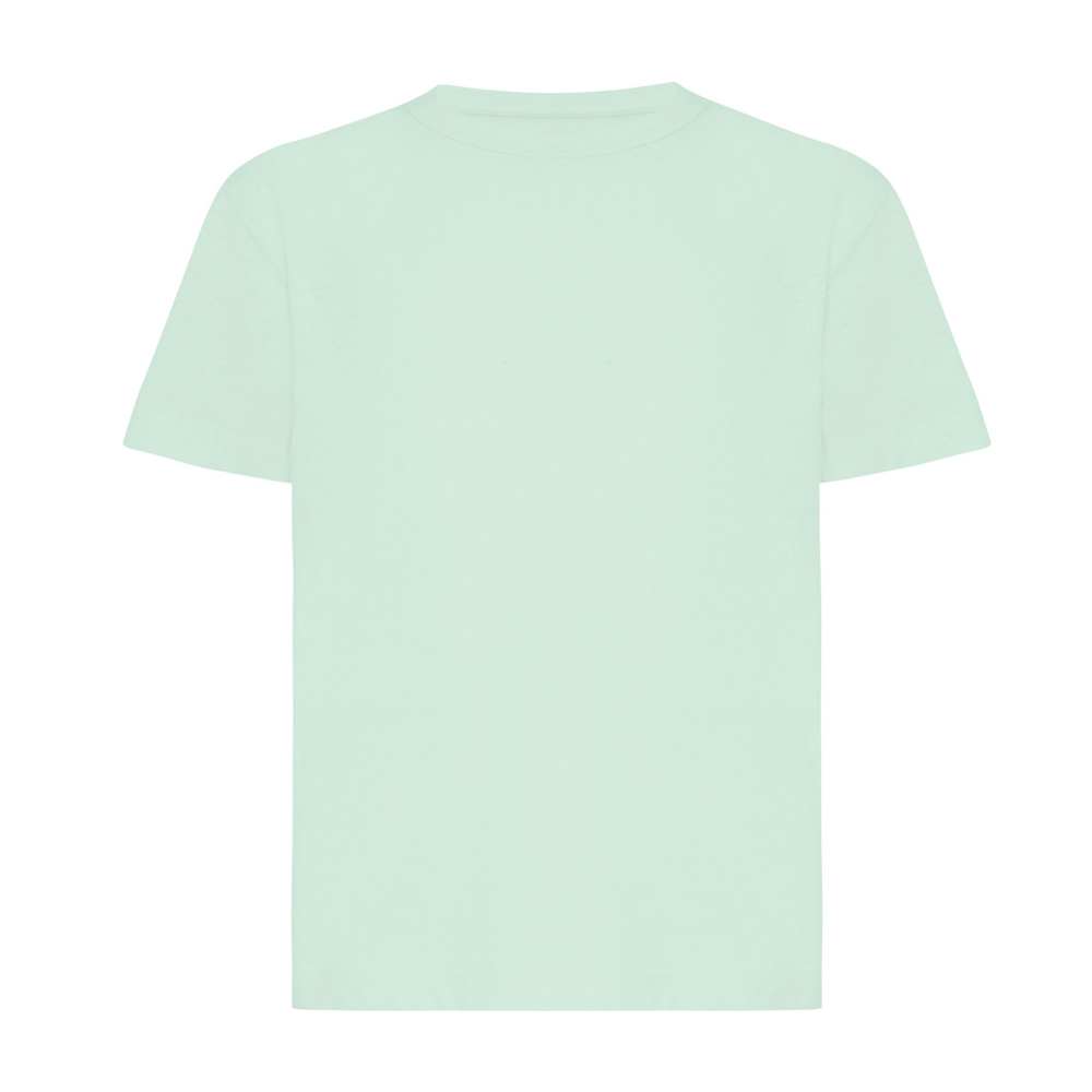 IQONIQ Koli kids lichtgewicht gerecycled katoen t-shirt - kopen of bedrukken - crushed mint (± PMS 12-5410 TCX)