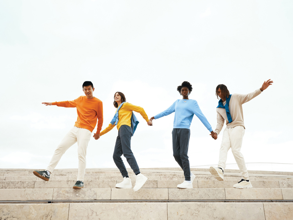 IQONIQ Etosha lichtgewicht gerecycled katoen sweater