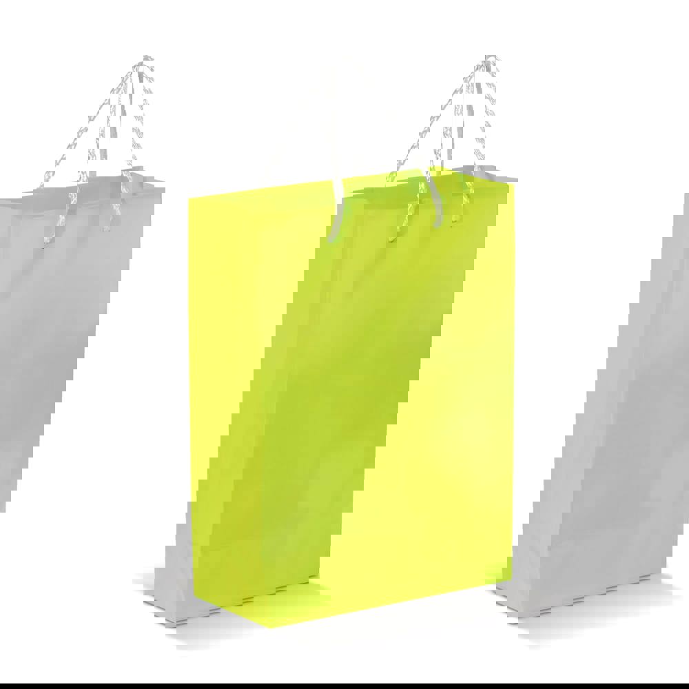 Draagtas papier groot 200g/m2 - voor bedrijven en relatiegeschenken - lichtgroen