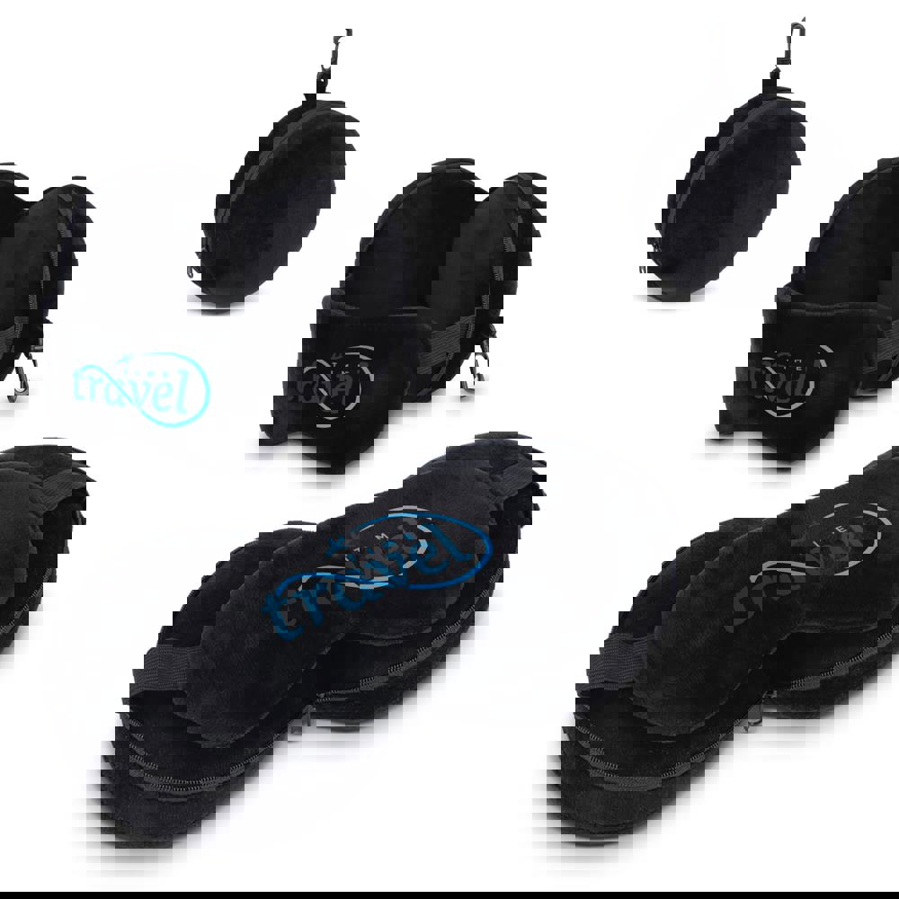 Reis oogmasker-kussen met ritssluiting