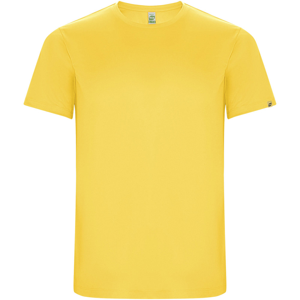 Imola sportshirt met korte mouwen voor heren - met logo of onbedrukt bestellen - Geel