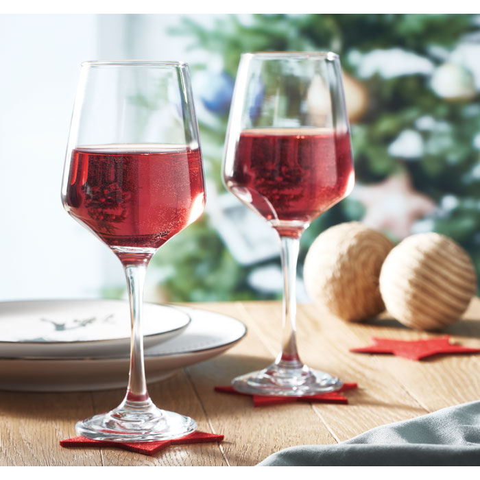 CHEERS - Set van 2 wijnglazen - met logo of onbedrukt bestellen