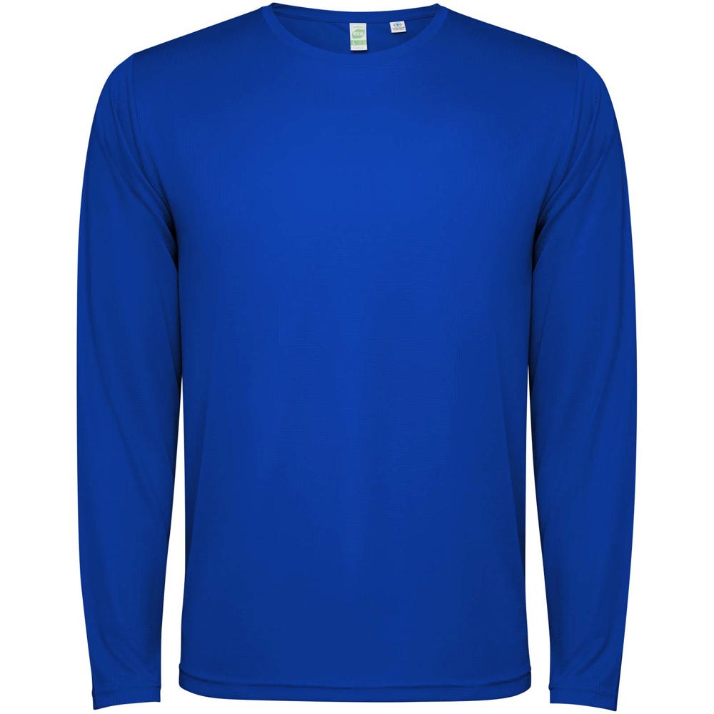Estoril T-shirt met lange mouwen voor kinderen - voor bedrijven en relatiegeschenken - Koningsblauw