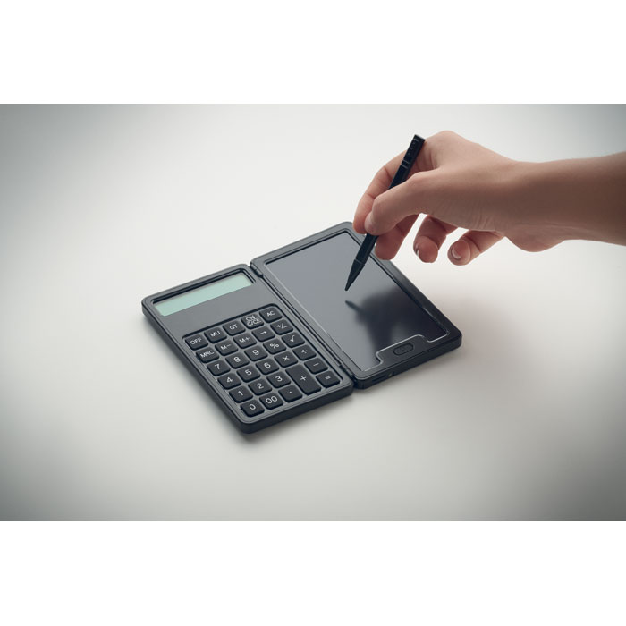 CLERK - Rekenmachine met LCD-tablet - bedrukt of onbedrukt verkrijgbaar