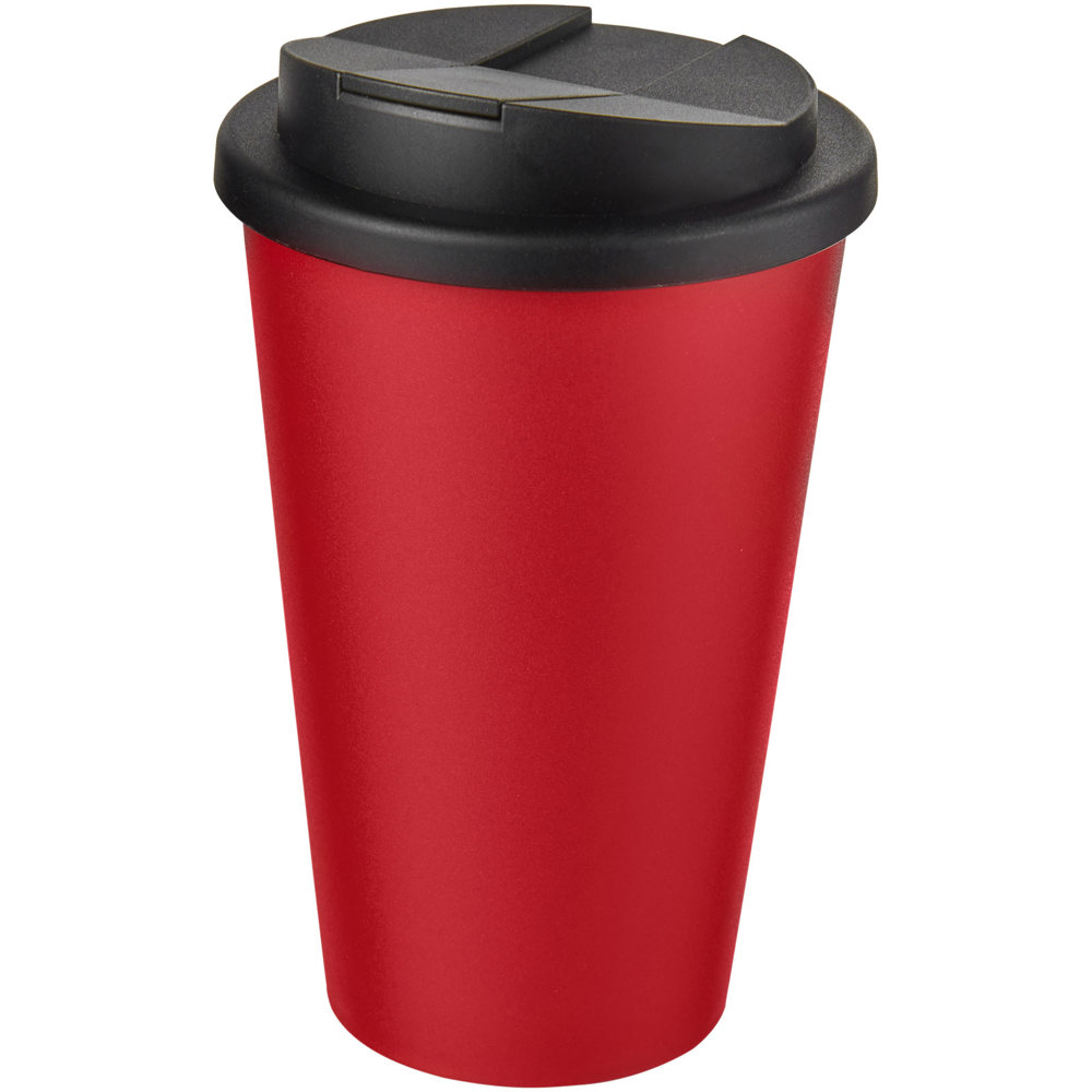 Americano® 350 ml geïsoleerde beker - kopen of bedrukken - Rood, Zwart
