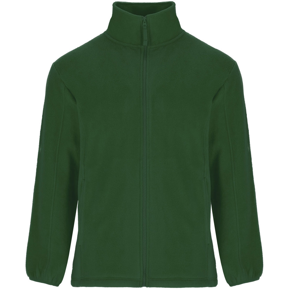 Artic fleece herenjack met volledige rits - voor bedrijven en relatiegeschenken - Flessengroen