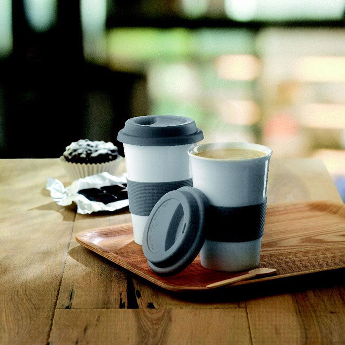 TRIBECA - Mok met siliconen details