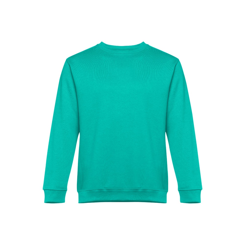 THC DELTA. Sweater (unisex) in katoen en polyester - voor bedrijven en relatiegeschenken - Turkoois groen