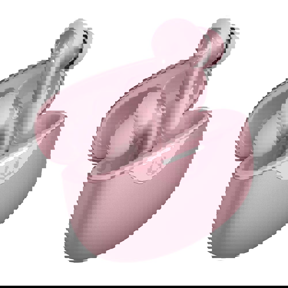 3TW3200 I Fresh 'n Rebel Twins Ace TWS oordopjes met hybrid ANC - voor bedrijven en relatiegeschenken - Pastel rose